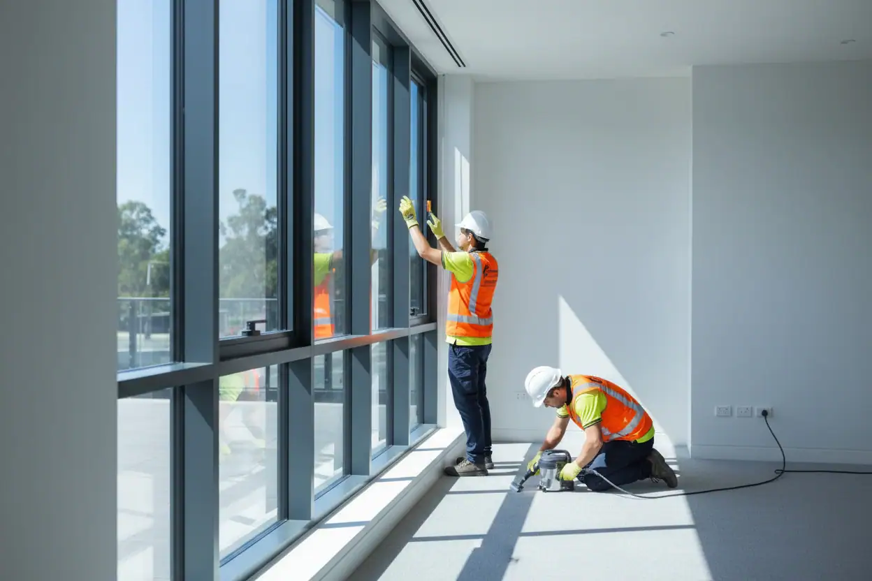 Bouw-oplevering schoonmaak